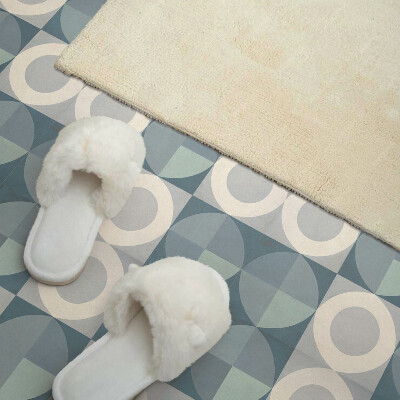 Carreaux vinyle Figures abstraites et cercles