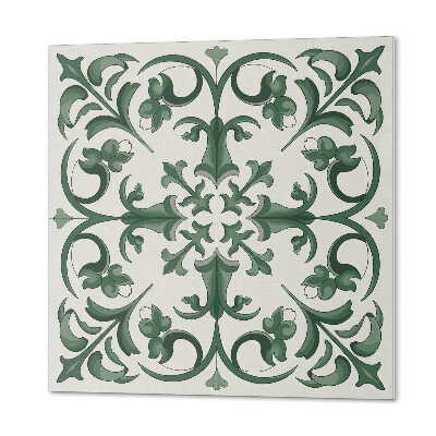 Carreaux pvc Motif floral entouré de plantes