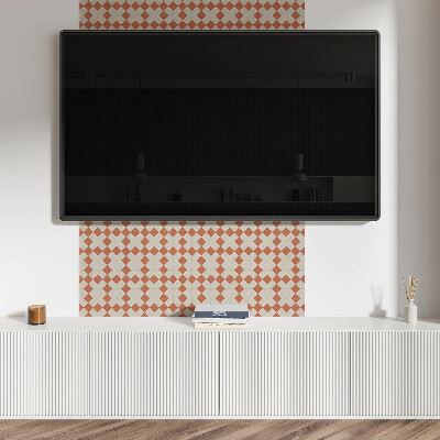 Carreaux de vinyle auto-adhésifs Motif losange en maille