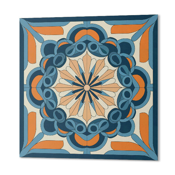 Carreaux pvc Mandala aux accents floraux