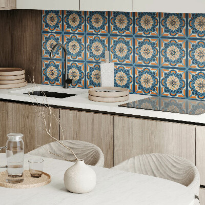 Carreaux pvc Mandala aux accents floraux