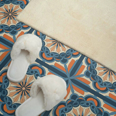 Carreaux pvc Mandala aux accents floraux