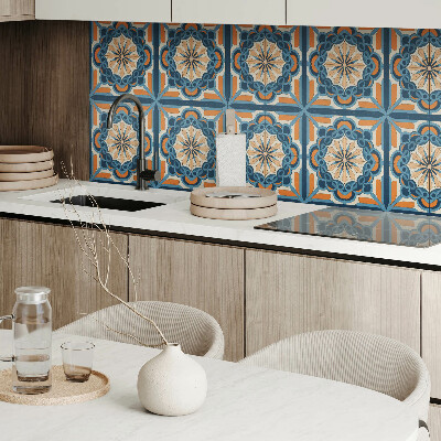 Carreaux pvc Mandala aux accents floraux