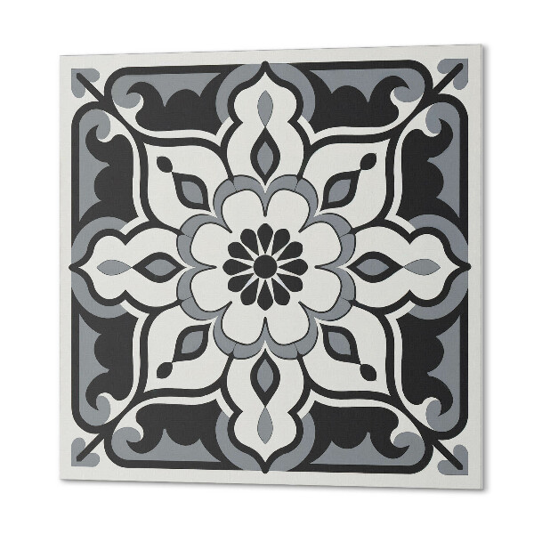Carreaux vinyle Motif floral avec détails décoratifs