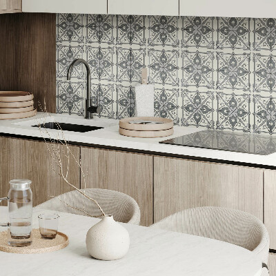 Carreaux de vinyle auto-adhésifs Motif floral symétrique