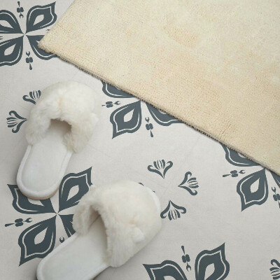 Carreaux pvc Fleurs en forme de croix