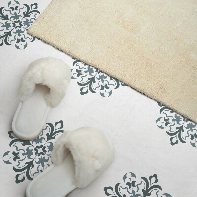 Carreaux vinyle Motif floral symétrique