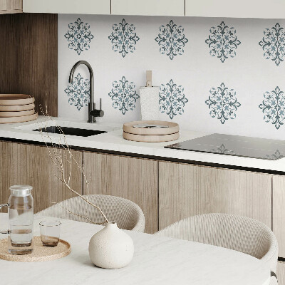 Carreaux vinyle Motif floral symétrique