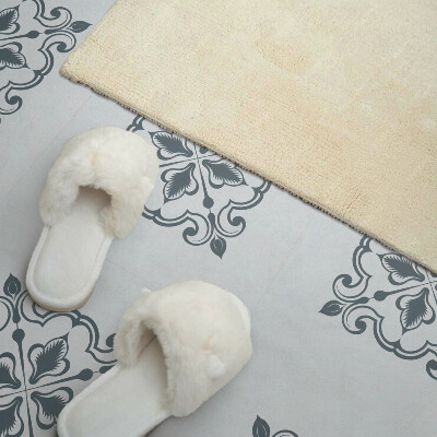 Carreaux de vinyle auto-adhésifs Ornements à motif végétal