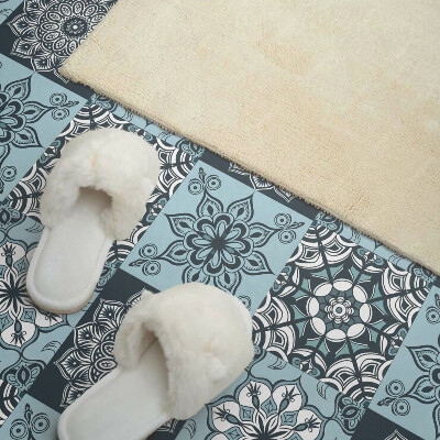 Carreaux vinyle Mandala dans une grille de motifs