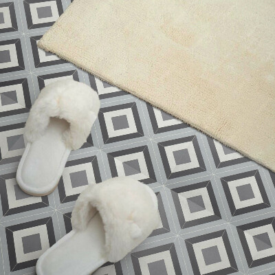 Carreaux de vinyle auto-adhésifs Motif losange de style géométrique