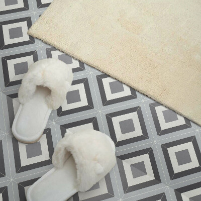 Carreaux de vinyle auto-adhésifs Motif losange de style géométrique