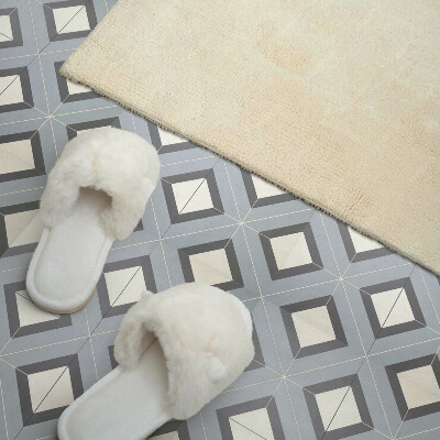 Carreaux pvc Des formes aux couleurs délicates