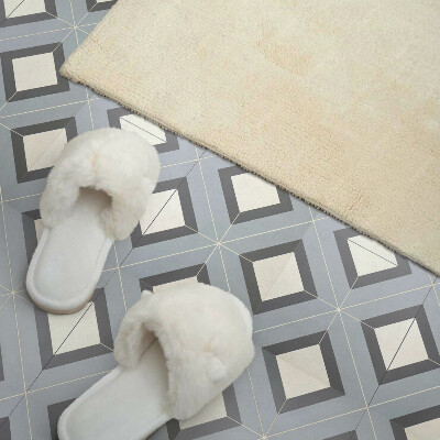 Carreaux pvc Des formes aux couleurs délicates