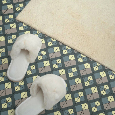 Carreaux vinyle Motif à carreaux géométriques