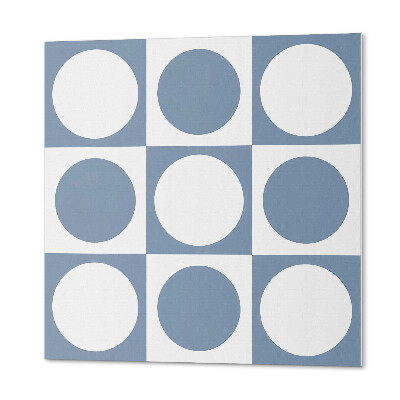 Carreaux pvc Cercles maillés de style géométrique