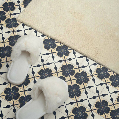 Carreaux pvc Fleurs sur un fond sobre