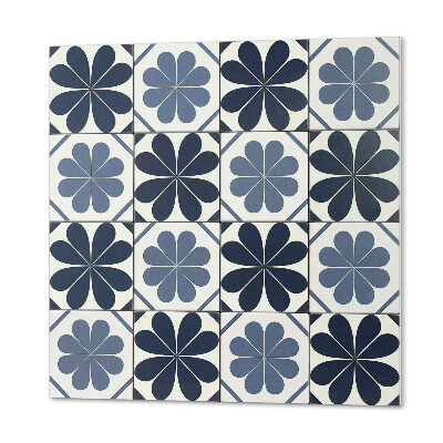 Carreaux vinyle Motif floral sur carrelage