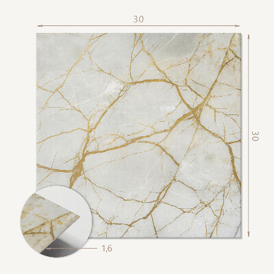 Carreaux pvc Style avec un élégant motif en marbre