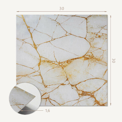 Carreaux de vinyle auto-adhésifs Motif de marbre sophistiqué