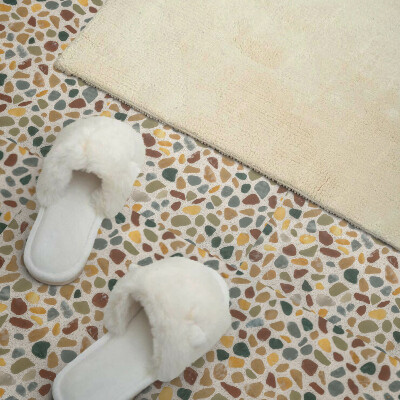 Carreaux vinyle Mosaïque de pierre dans le style