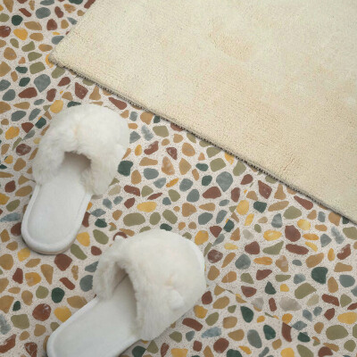 Carreaux vinyle Mosaïque de pierre dans le style