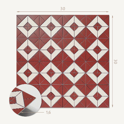 Carreaux de vinyle auto-adhésifs Formes abstraites en géométrie