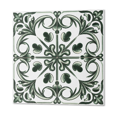 Carreaux pvc Motif végétal carrelé