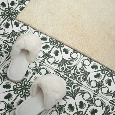 Carreaux pvc Motif végétal carrelé