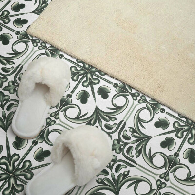 Carreaux pvc Motif végétal carrelé