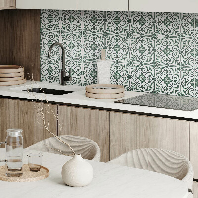 Carreaux vinyle Motifs végétaux décoratifs sous une forme subtile