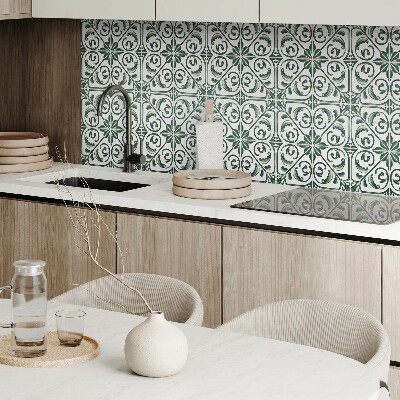 Carreaux vinyle Motifs végétaux décoratifs sous une forme subtile