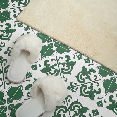 Carreaux de vinyle auto-adhésifs Motifs végétaux décoratifs dans un style classique