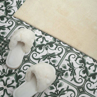 Carreaux pvc Géométrie des carrés végétaux