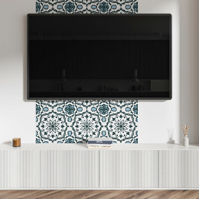 Carreaux pvc Motif mandala aux accents floraux