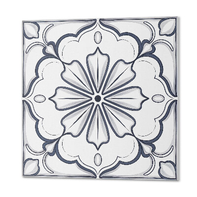 Carreaux de vinyle auto-adhésifs Motif floral sur le carrelage