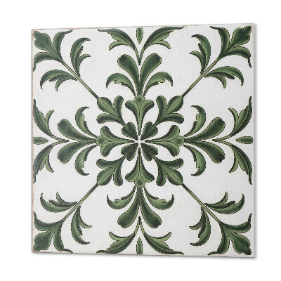 Carreaux de vinyle auto-adhésifs Motif floral sur le carrelage