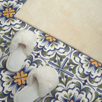 Carreaux vinyle Décorations en céramique avec un accent floral