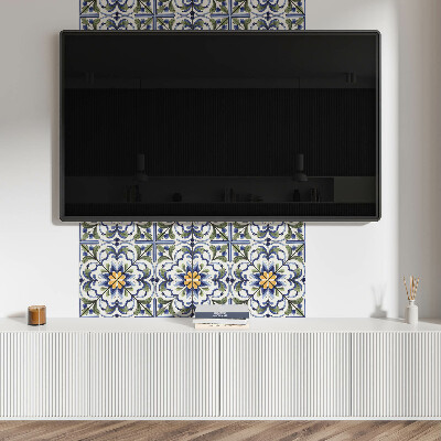 Carreaux vinyle Décorations en céramique avec un accent floral