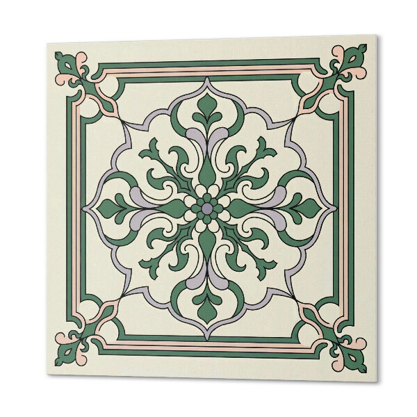 Carreaux de vinyle auto-adhésifs Ornements à motifs floraux