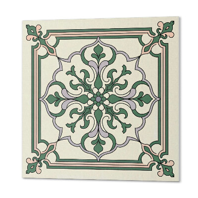 Carreaux de vinyle auto-adhésifs Ornements à motifs floraux