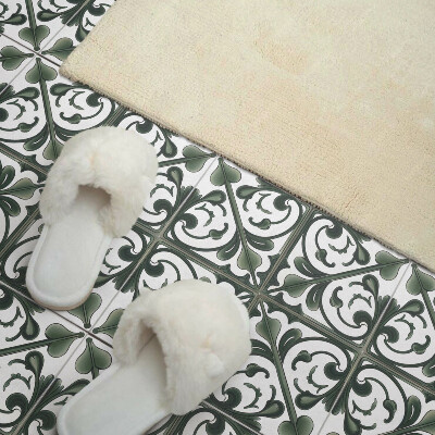 Carreaux pvc Ornements végétaux dans une version élégante