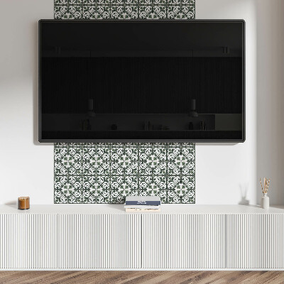 Carreaux pvc Ornements végétaux dans une version élégante