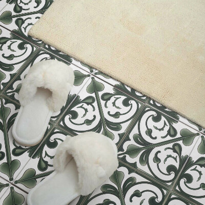 Carreaux pvc Ornements végétaux dans une version élégante