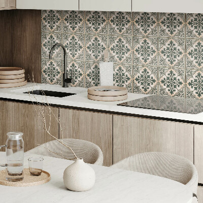 Carreaux vinyle Motif végétal carré