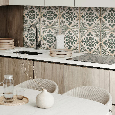 Carreaux vinyle Motif végétal carré