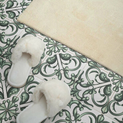 Carreaux pvc Motifs végétaux symétriques en perspective