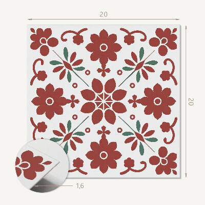 Carreaux vinyle Motif végétal avec des feuilles