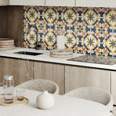 Carreaux vinyle Géométrie dans un style floral