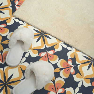 Carreaux vinyle Géométrie dans un style floral